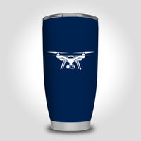 Thumbnail for Drone Silhouette Designed Tumbler Travel Mugs