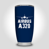 Thumbnail for Airbus A320 & Plane Designed Tumbler Travel Mugs