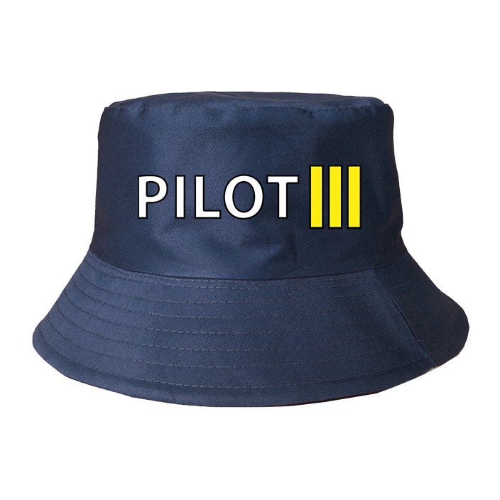 Pilot & Stripes (3 Lines) Designed Summer & Stylish Hats