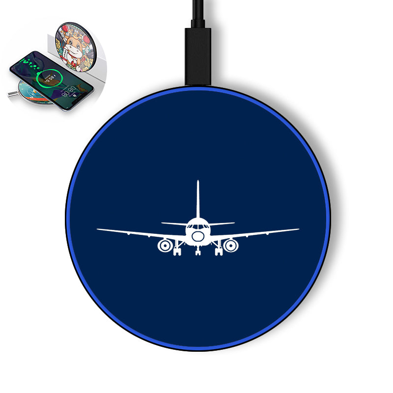 Sukhoi Superjet 100 Silhouette Designed Wireless Chargers
