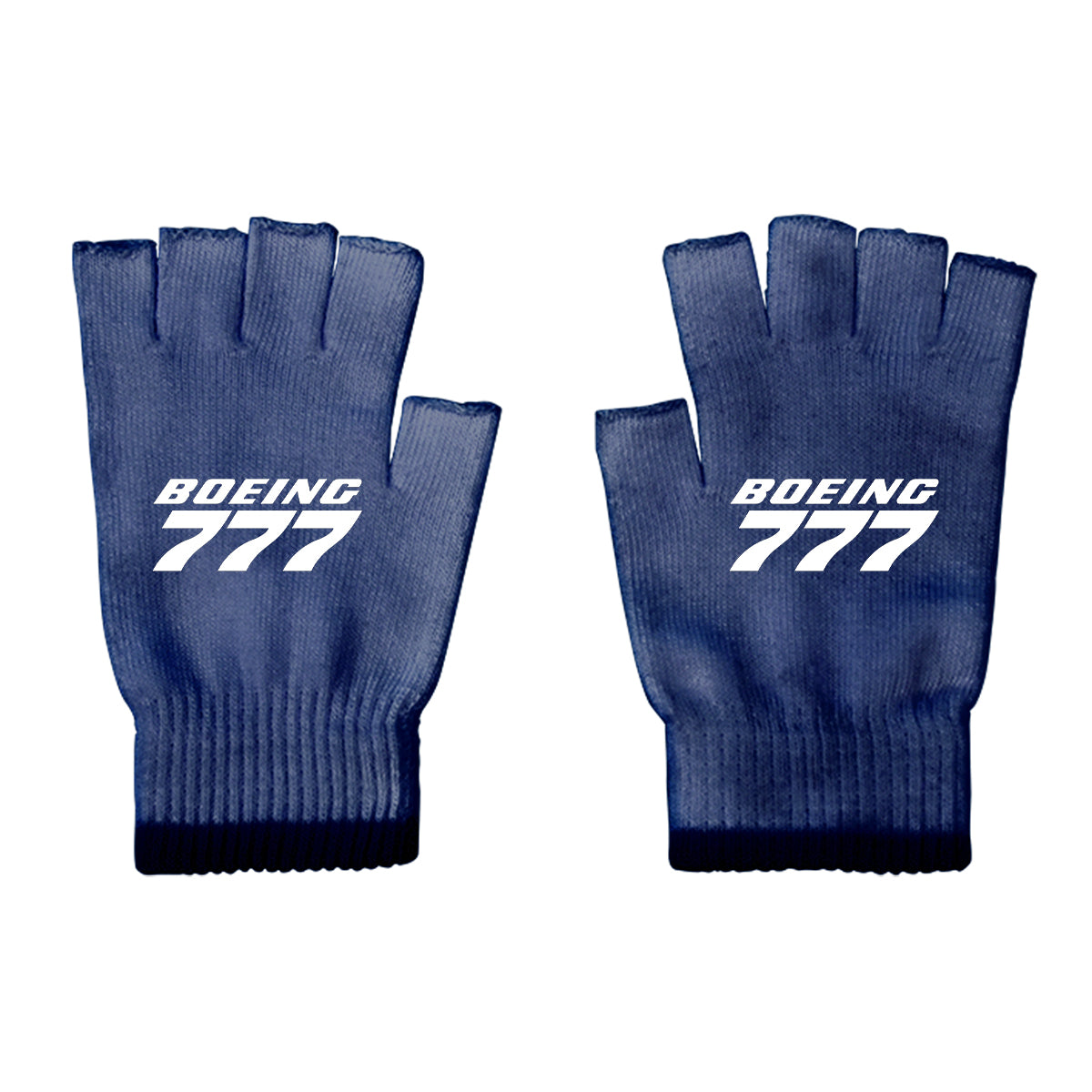 Boeing 777 & Text Designed Cut Gloves