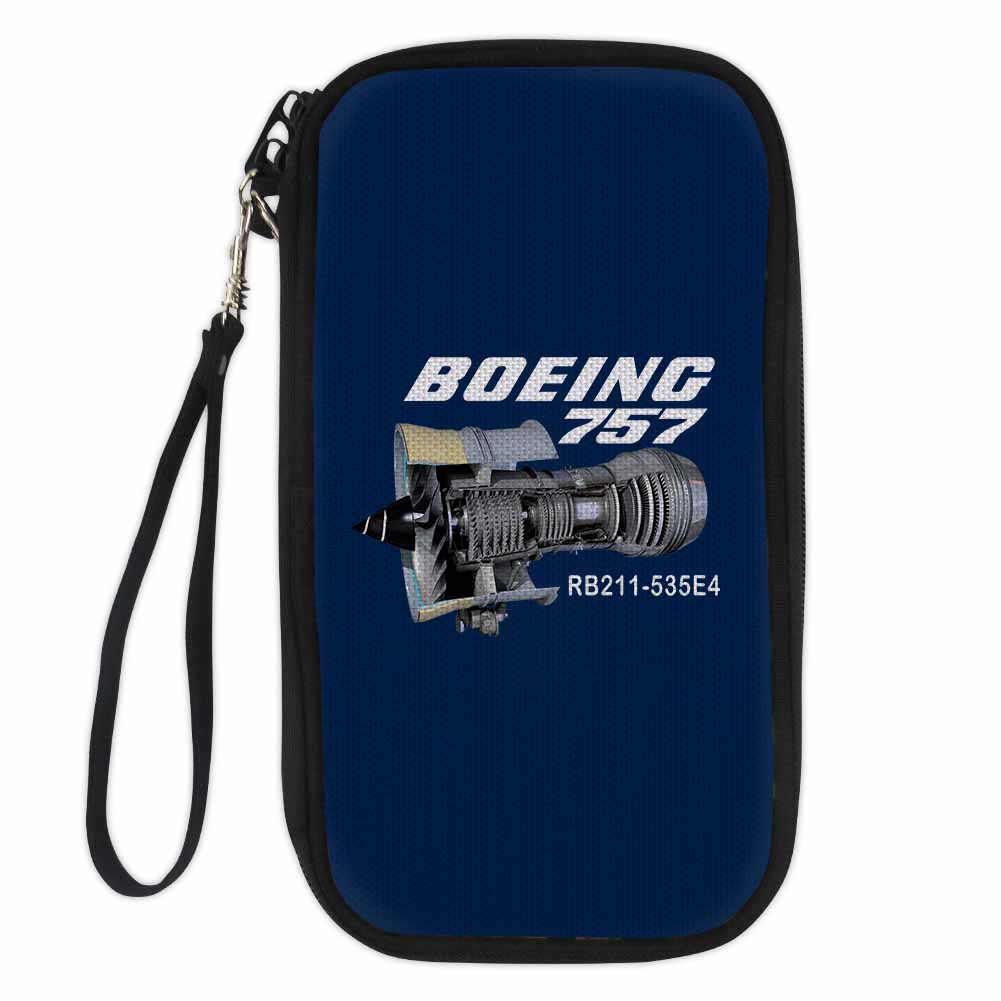 Boeing 757 & Rolls Royce Engine (RB211) Designed Travel Cases & Wallets