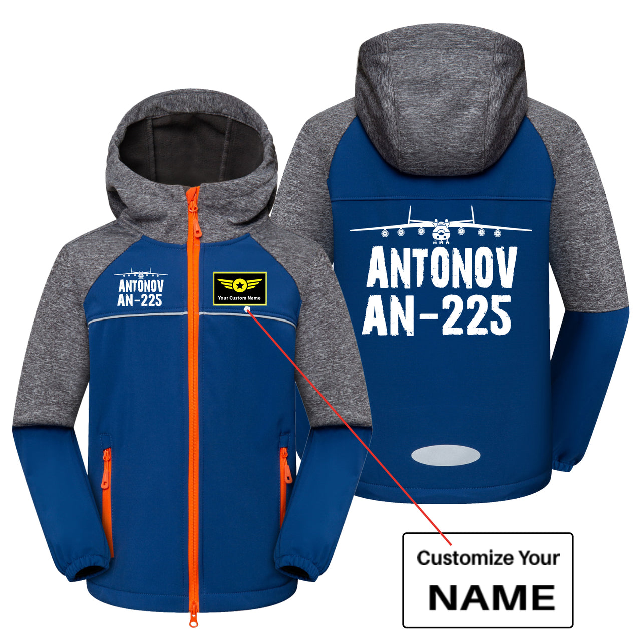 Antonov AN-225 & Plane Designed Children Polar Style Jackets