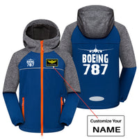 Thumbnail for Boeing 787 & Plane Designed Children Polar Style Jackets