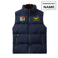 Thumbnail for Husband & Dad & Aircraft Mechanic & Legend Designed Puffy Vests