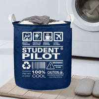 Thumbnail for Student Pilot Label Designed Laundry Baskets