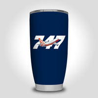 Thumbnail for Super Boeing 747 Intercontinental Designed Tumbler Travel Mugs