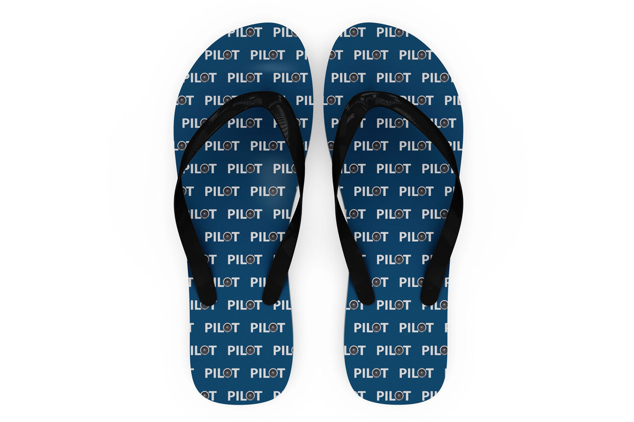 Pilot & Jet Engine Designed Slippers (Flip Flops)