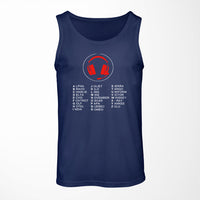 Thumbnail for Aviation Alphabet 3 Designed Tank Tops