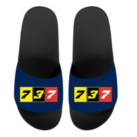 Thumbnail for Flat Colourful 737 Designed Sport Slippers