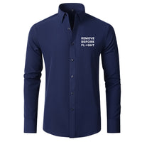 Thumbnail for Remove Before Flight Designed Long Sleeve Shirts