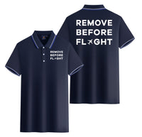Thumbnail for Remove Before Flight Designed Stylish Polo T-Shirts (Double-Side)