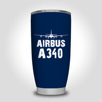 Thumbnail for Airbus A340 & Plane Designed Tumbler Travel Mugs