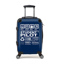 Thumbnail for Student Pilot Label Designed Cabin Size Luggages