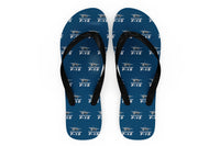 Thumbnail for The McDonnell Douglas F15 Designed Slippers (Flip Flops)