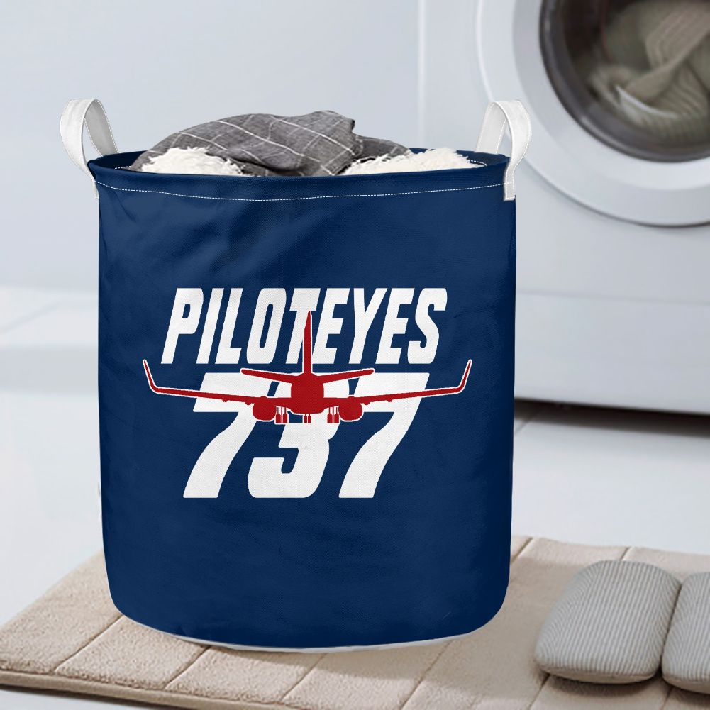 Amazing Piloteyes737 Designed Laundry Baskets