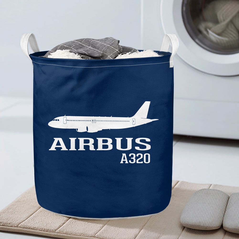 Airbus A320 Printed Designed Laundry Baskets