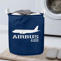 Thumbnail for Airbus A320 Printed Designed Laundry Baskets