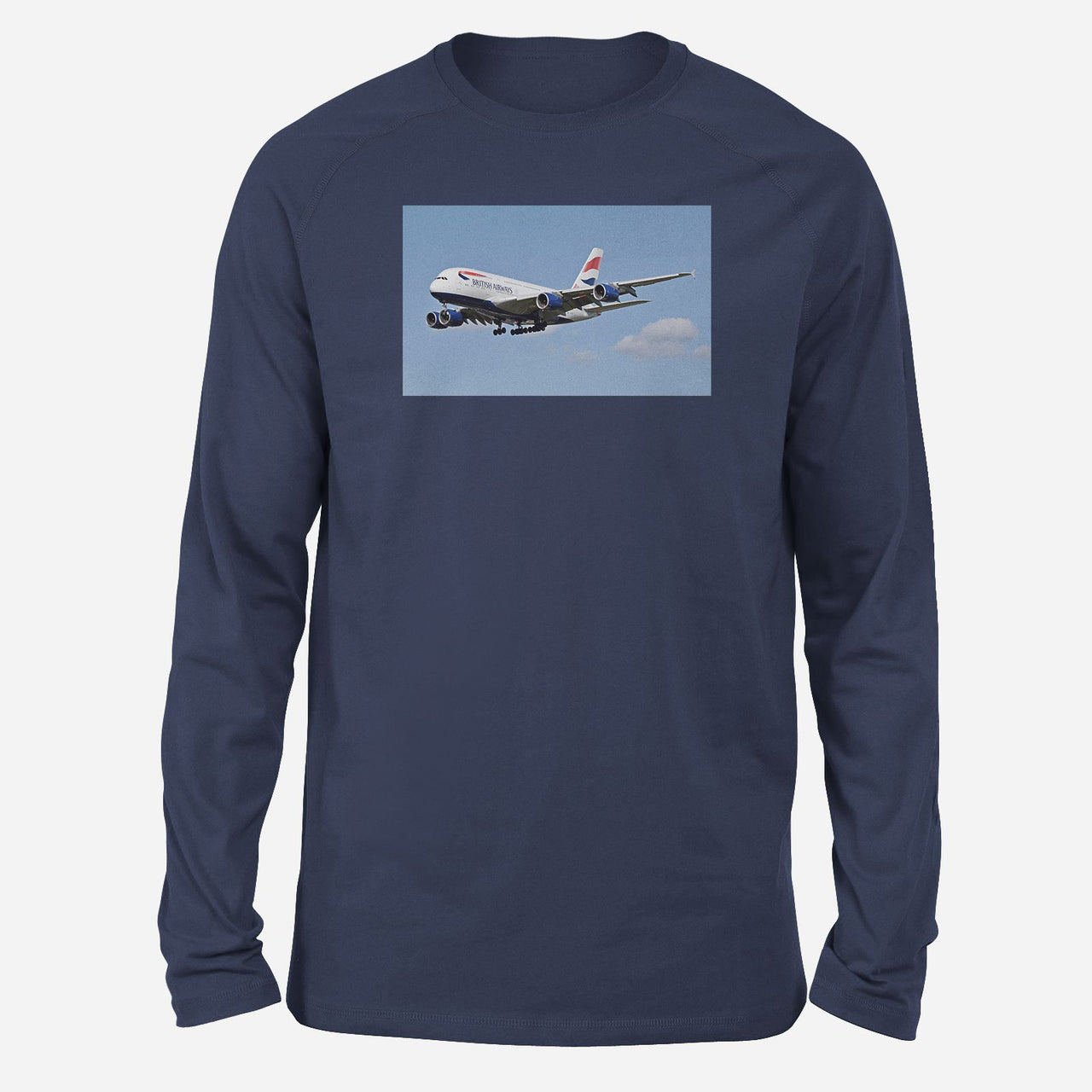 Landing British Airways A380 Designed Long-Sleeve T-Shirts