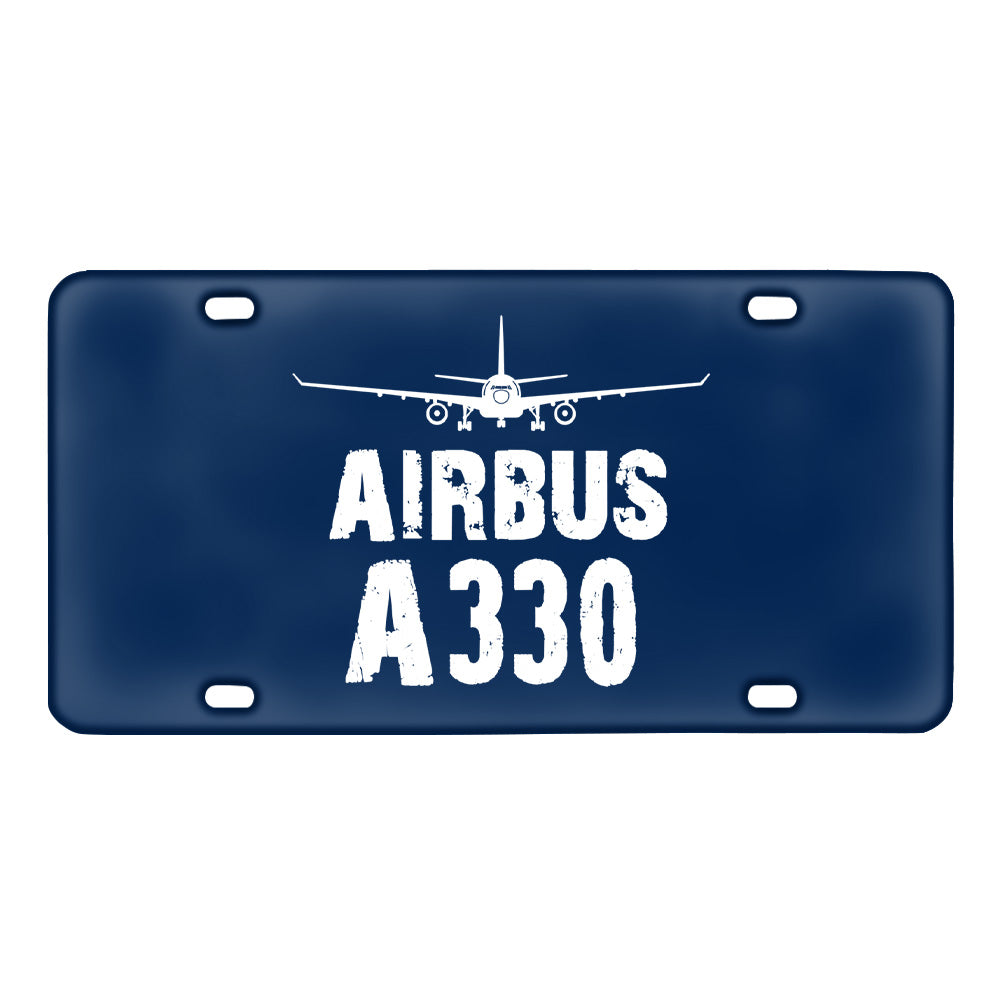 Airbus A330 & Plane Designed Metal (License) Plates