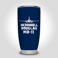 Thumbnail for McDonnell Douglas MD-11 & Plane Designed Tumbler Travel Mugs