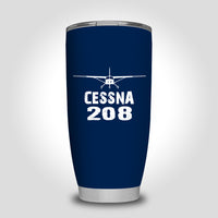 Thumbnail for Cessna 208 & Plane Designed Tumbler Travel Mugs