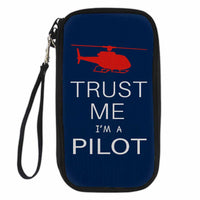 Thumbnail for Trust Me I'm a Pilot (Helicopter) Designed Travel Cases & Wallets
