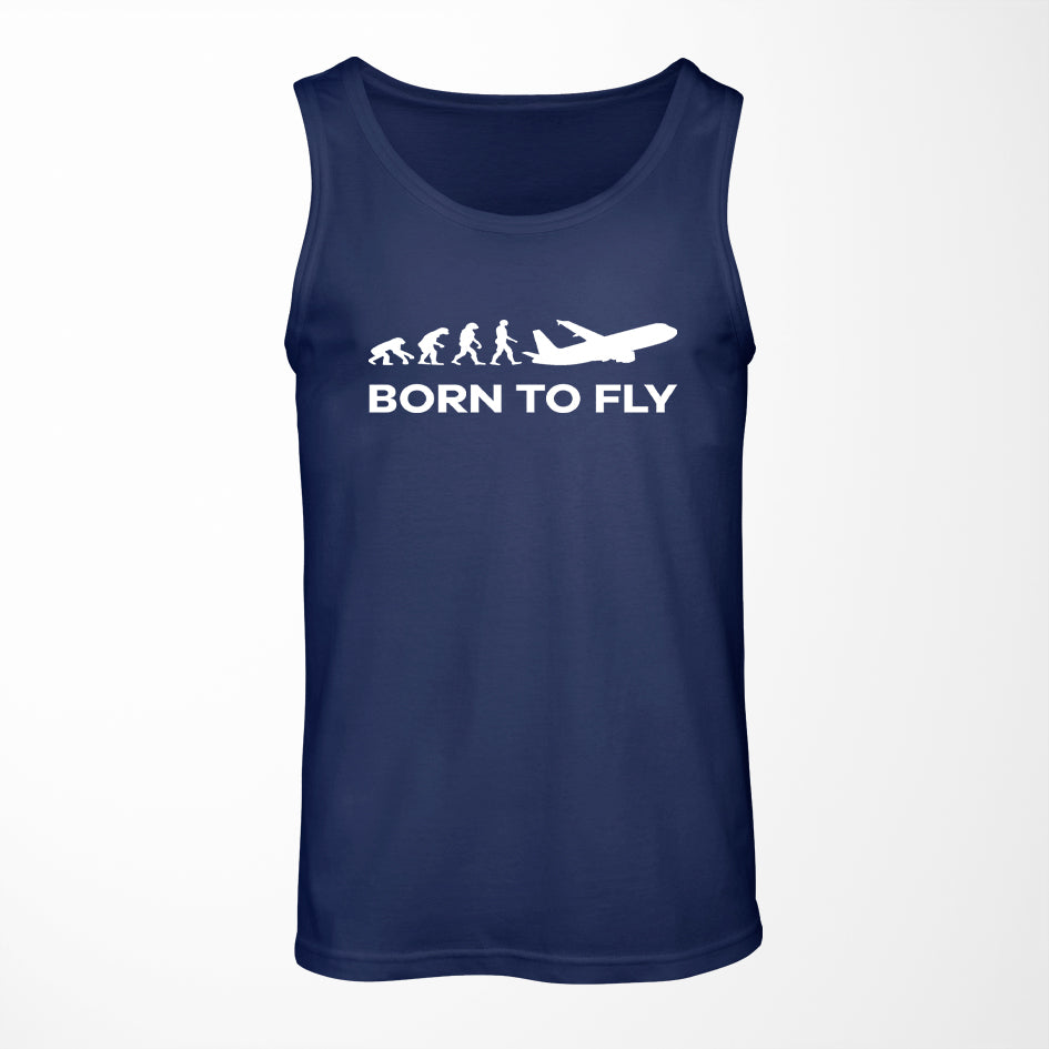 Born To Fly Designed Tank Tops