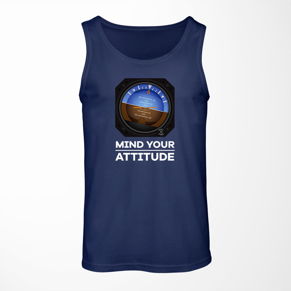 Mind Your Attitude Designed Tank Tops