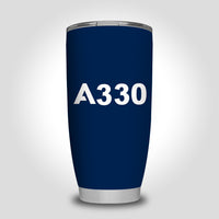 Thumbnail for A330 Flat Text Designed Tumbler Travel Mugs