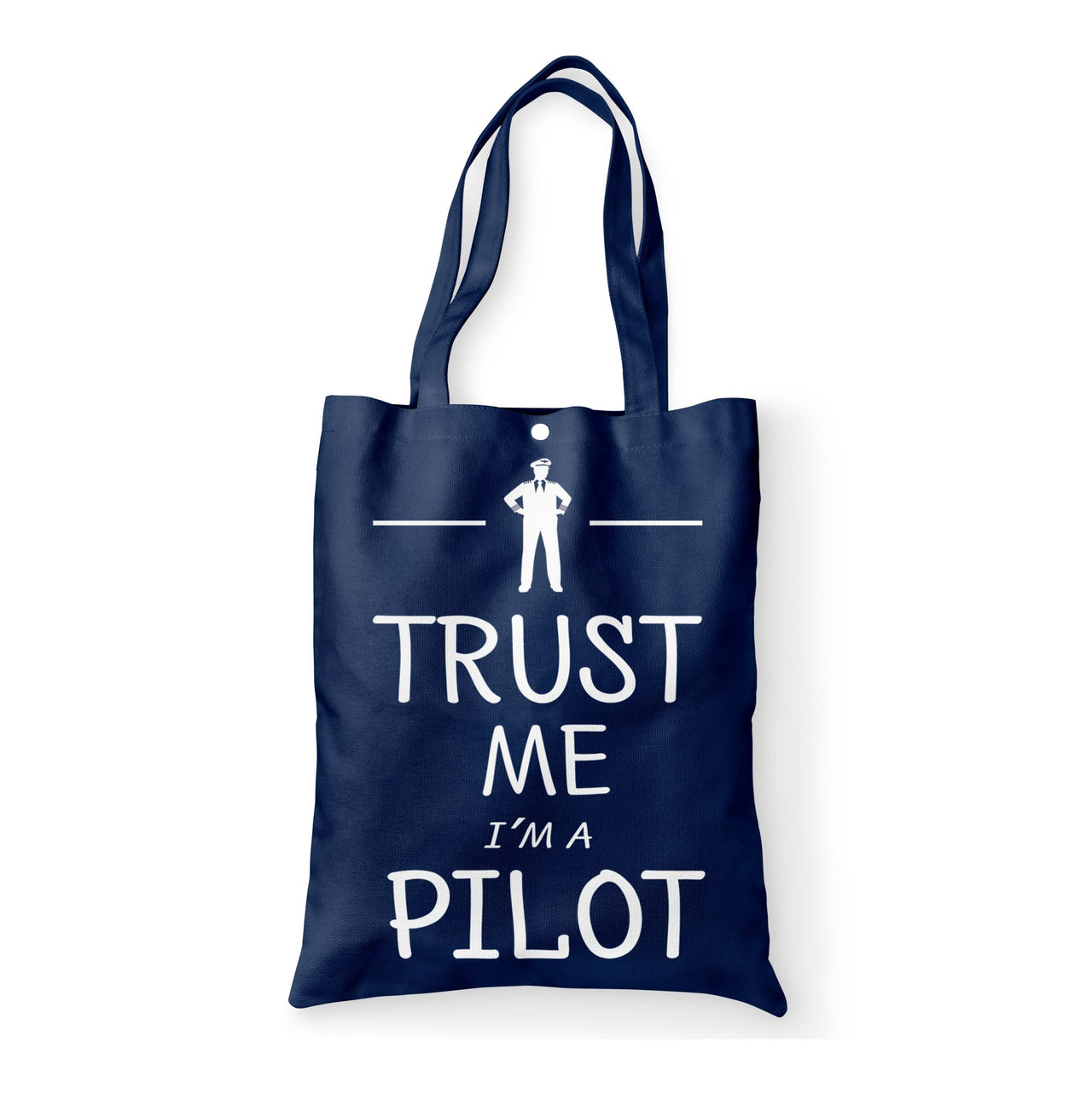Trust Me I'm a Pilot Designed Tote Bags