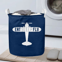 Thumbnail for Eat Sleep Fly & Propeller Designed Laundry Baskets