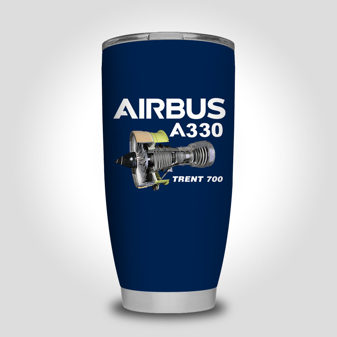 Airbus A330 & Trent 700 Engine Designed Tumbler Travel Mugs