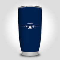 Thumbnail for ATR-72 Silhouette Designed Tumbler Travel Mugs