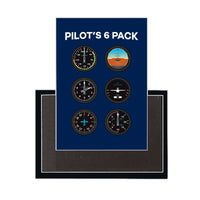 Thumbnail for Pilot's 6 Pack Designed Magnets