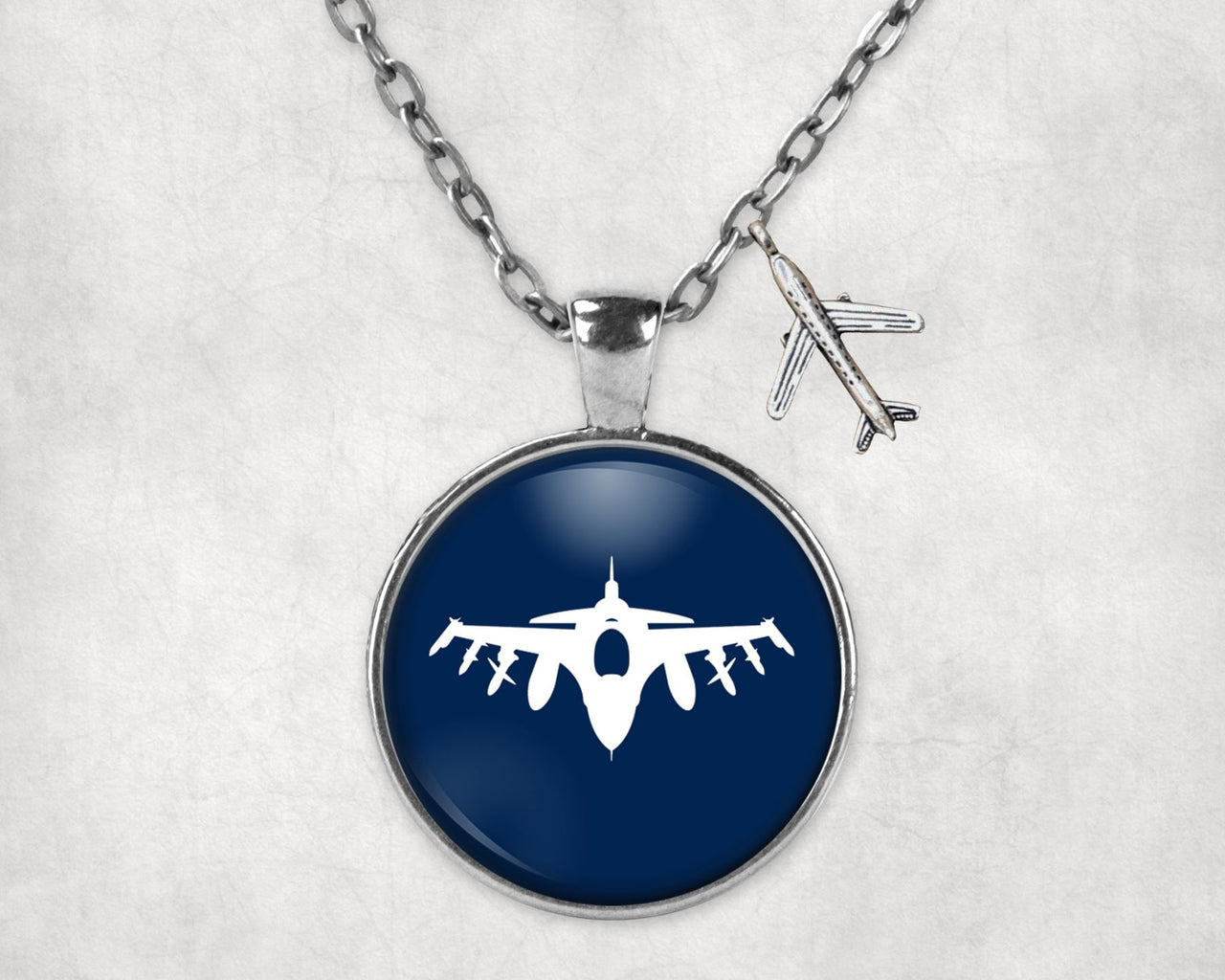 Fighter Jet 16 Silhouette Designed Necklaces