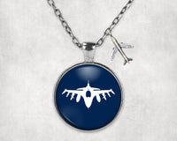 Thumbnail for Fighter Jet 16 Silhouette Designed Necklaces