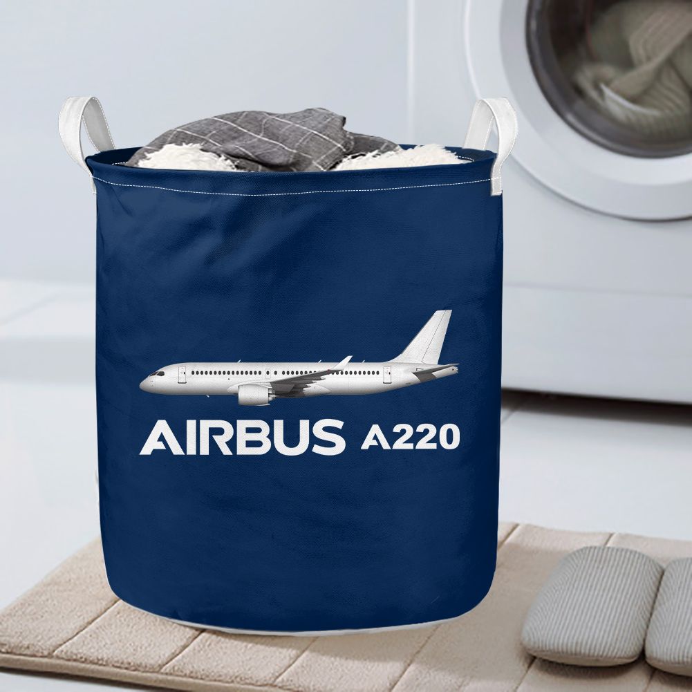 The Airbus A220 Designed Laundry Baskets