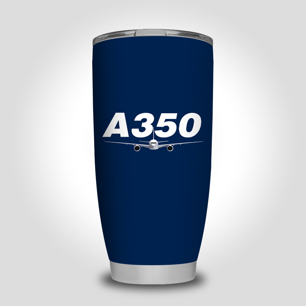 Super Airbus A350 Designed Tumbler Travel Mugs
