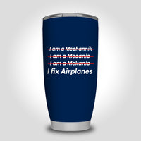 Thumbnail for I Fix Airplanes Designed Tumbler Travel Mugs