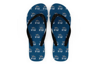 Thumbnail for The McDonnell Douglas F18 Designed Slippers (Flip Flops)