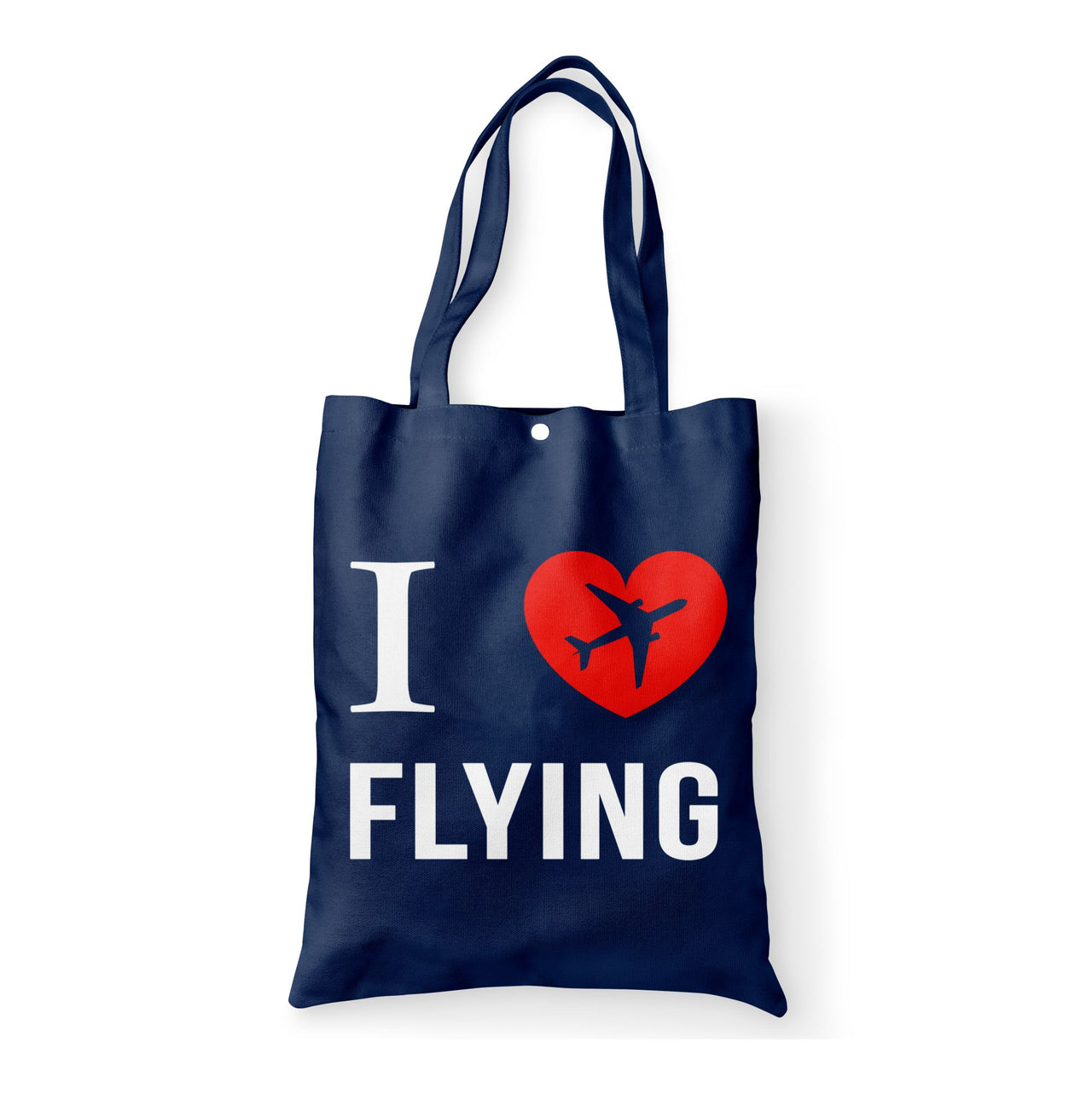 I Love Flying Designed Tote Bags