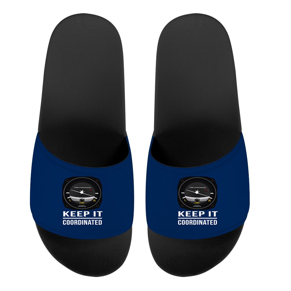 Keep It Coordinated Designed Sport Slippers