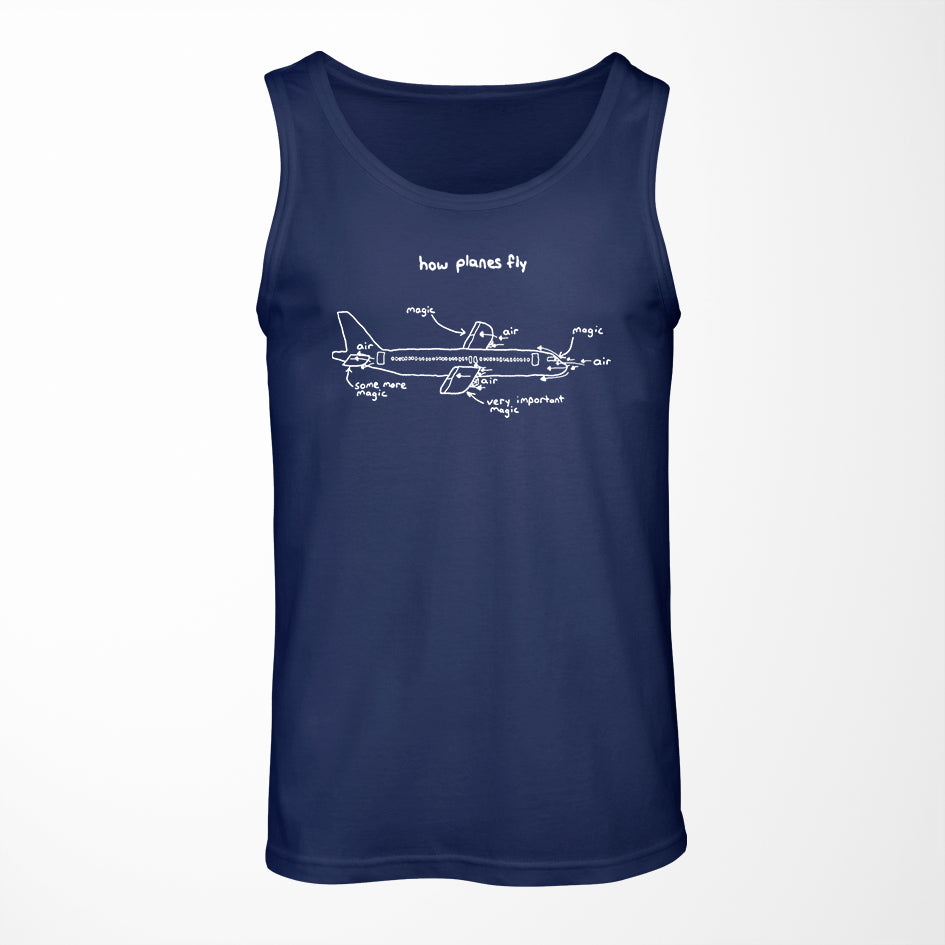 How Planes Fly Designed Tank Tops