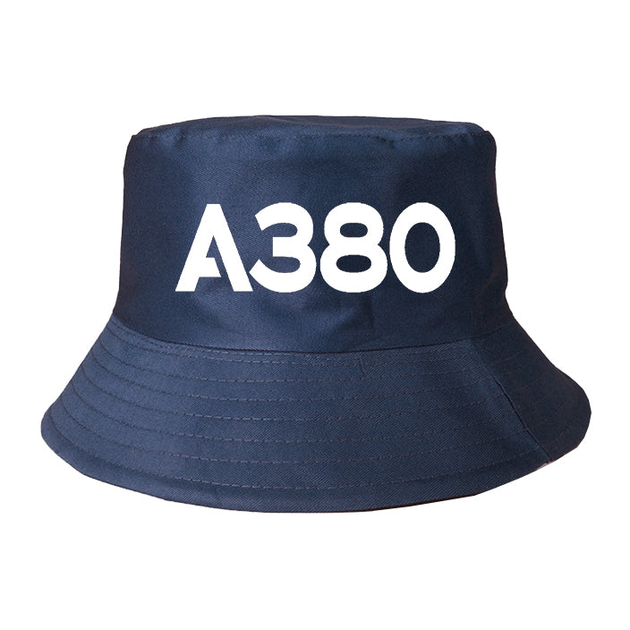 A380 Flat Text Designed Summer & Stylish Hats