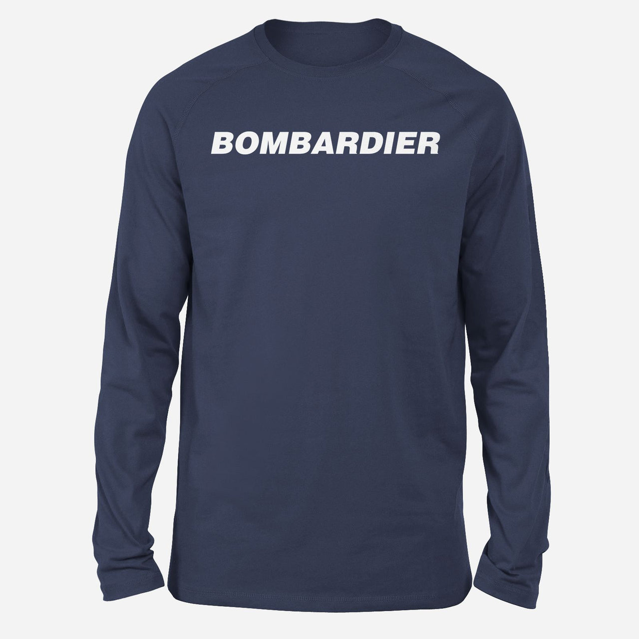 Bombardier & Text Designed Long-Sleeve T-Shirts