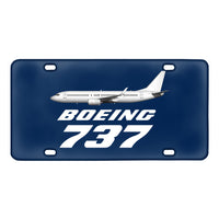 Thumbnail for The Boeing 737 Designed Metal (License) Plates