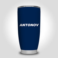 Thumbnail for Antonov & Text Designed Tumbler Travel Mugs