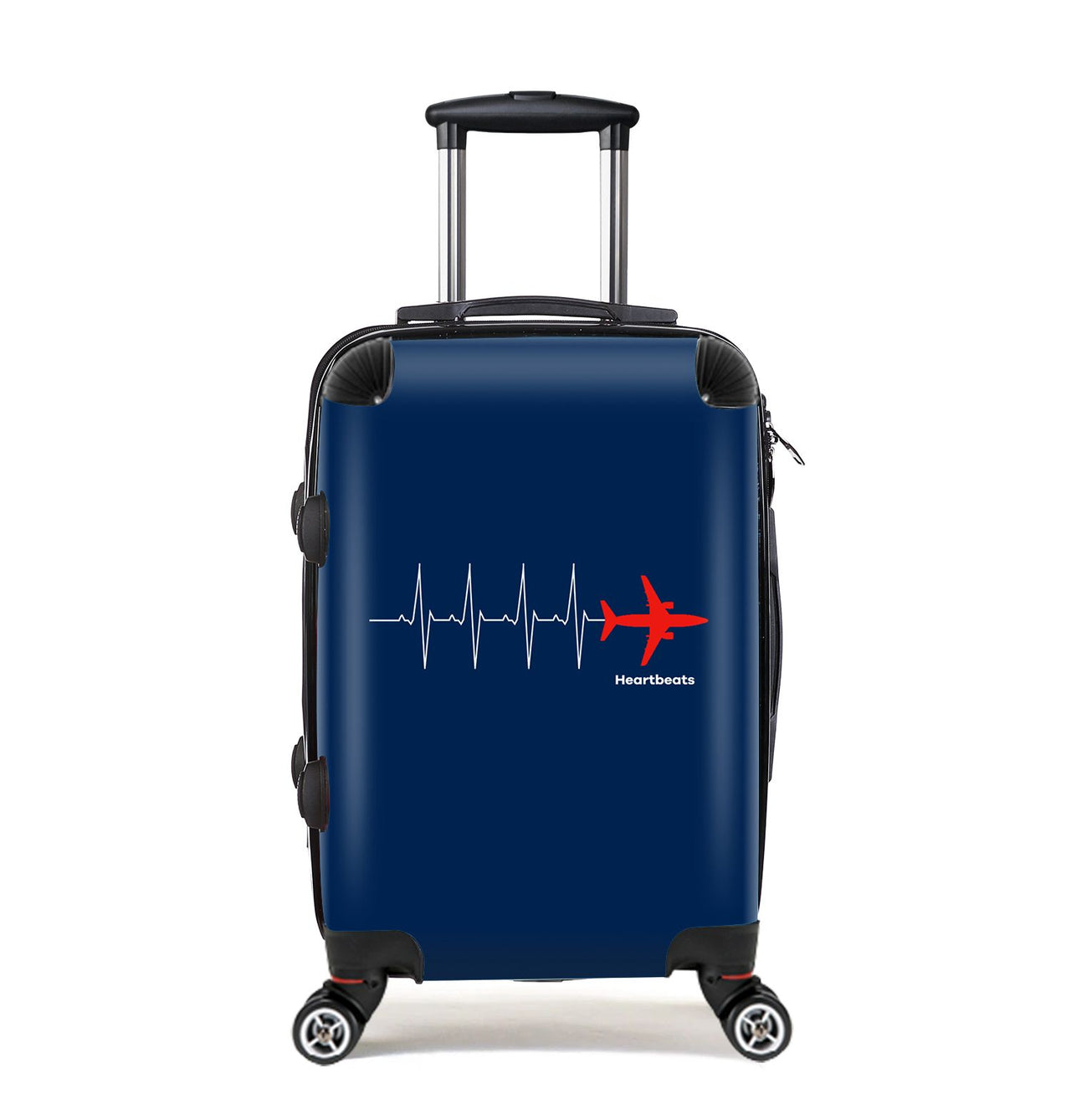 Aviation Heartbeats Designed Cabin Size Luggages