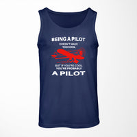 Thumbnail for If You're Cool You're Probably a Pilot Designed Tank Tops